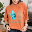 I Am The Storm Butterfly Ovarian Cancer Awareness T-Shirt