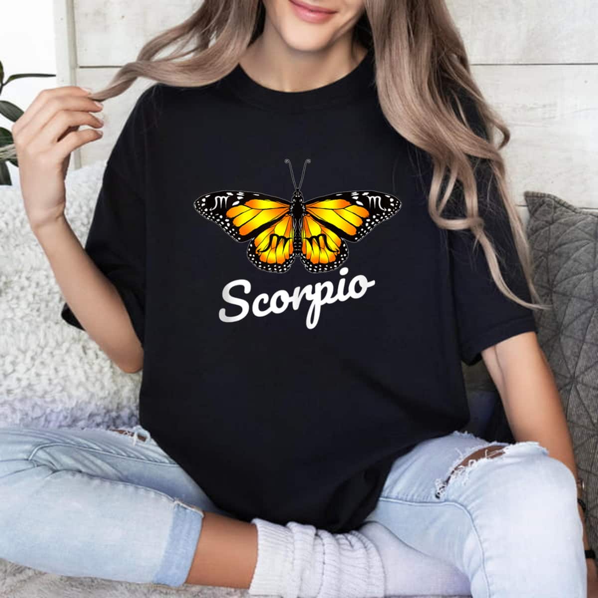 Scorpio Butterfly Wings T-Shirt Scorpio Butterfly Wings T-Shirt