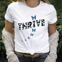 Thrive Positive Inspirational Butterfly T-Shirt
