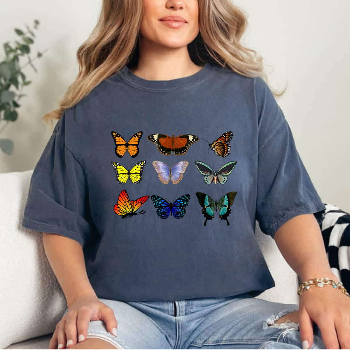Vintage Botanical Butterfly Species T-Shirt Vintage Botanical Butterfly Species T-Shirt