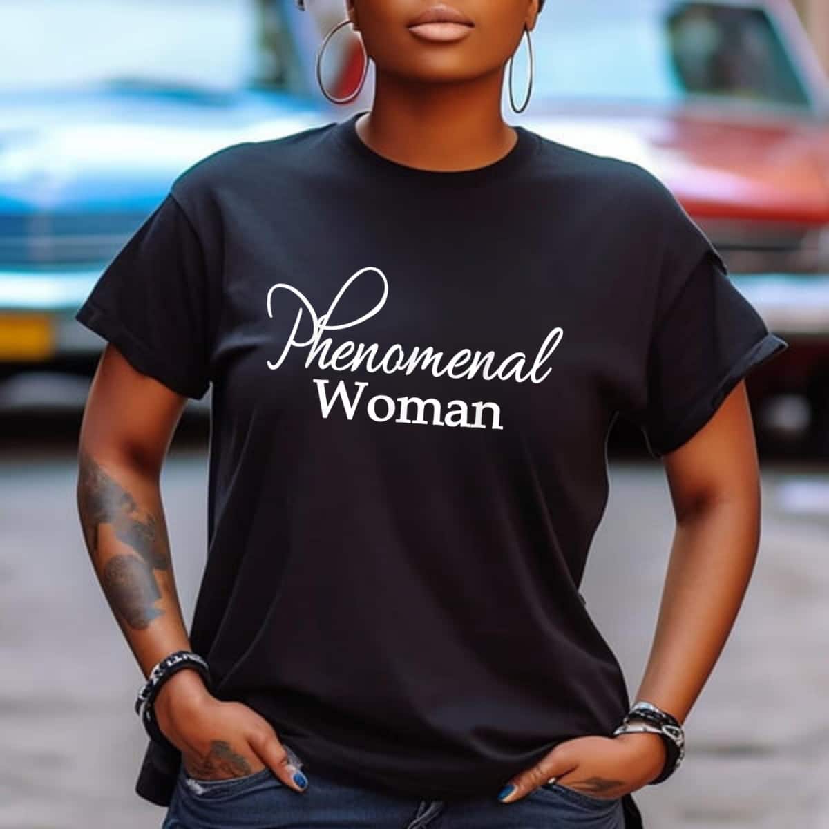 Phenomenal Woman Empowered Feminist T-Shirt Phenomenal Woman Empowered Feminist T-Shirt