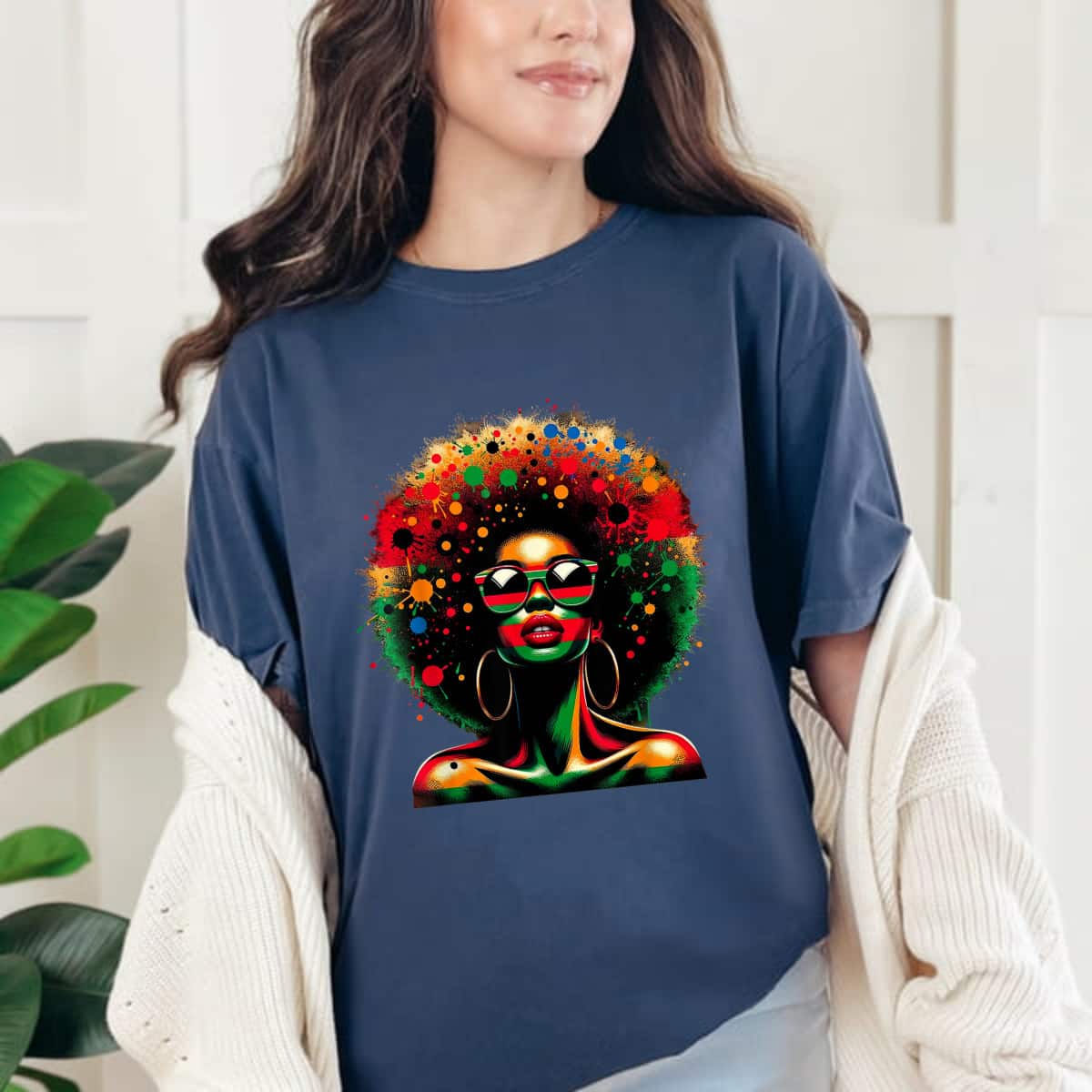 Juneteenth Women Dope Proud Queen T-Shirt Juneteenth Women Dope Proud Queen T-Shirt
