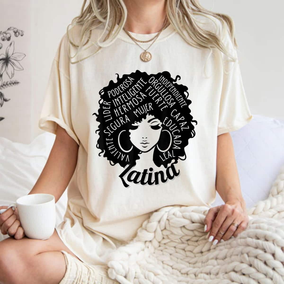 Reina Empowered Latina Pride T-Shirt Reina Empowered Latina Pride T-Shirt