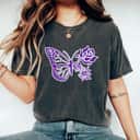 Monarch Butterfly Floral Wings T-Shirt