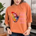 Blessed By God Butterfly Loved By Jesus T-Shirt Blessed By God Butterfly Loved By Jesus T-Shirt