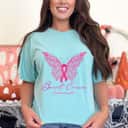 Breast Cancer Awareness Butterfly Pink Ribbon T-Shirt