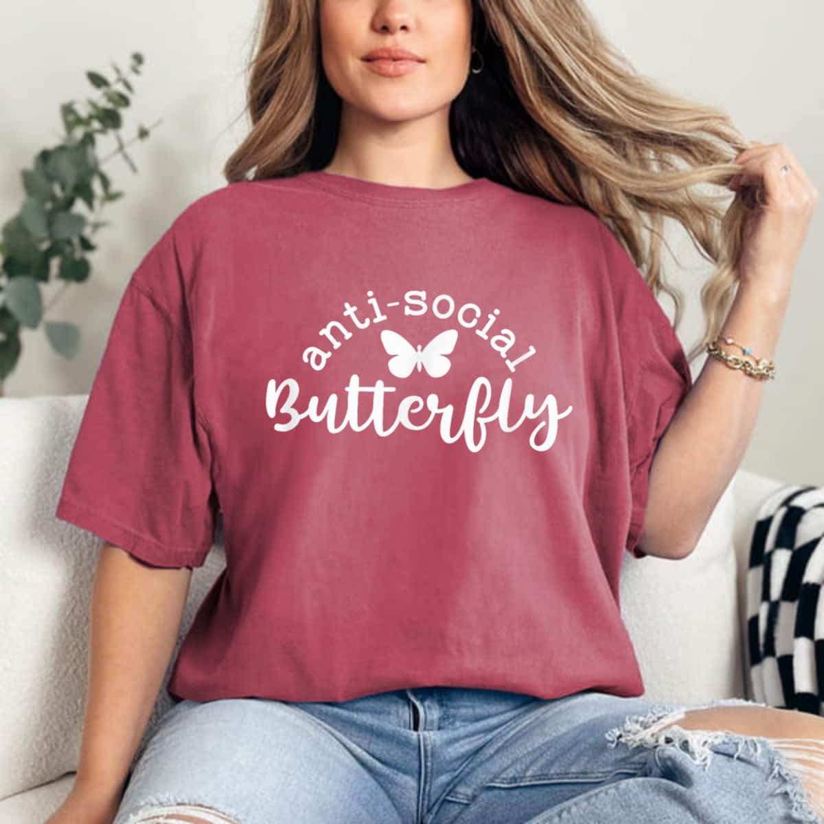 Anti-social Butterfly T-Shirt Anti-social Butterfly T-Shirt