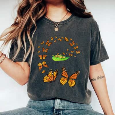 Colorful Metamorphosis Lover Butterflies T-Shirt