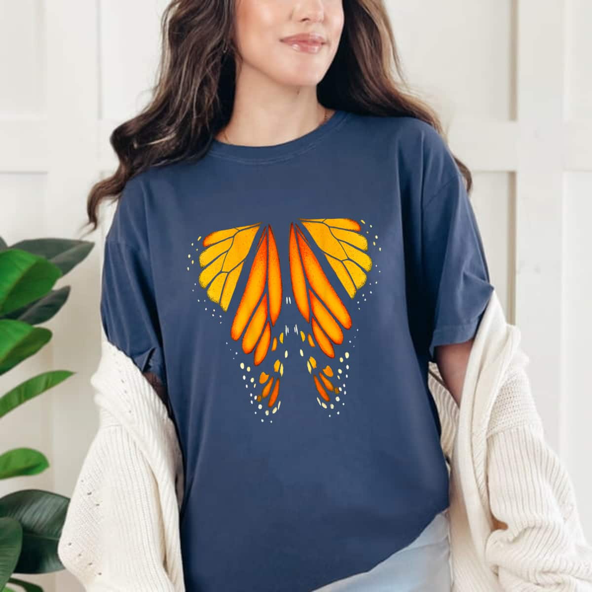 Retro Monarch Butterfly Wings T-Shirt Retro Monarch Butterfly Wings T-Shirt