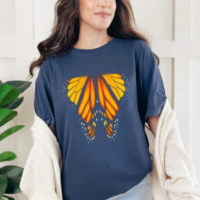 Retro Monarch Butterfly Wings T-Shirt