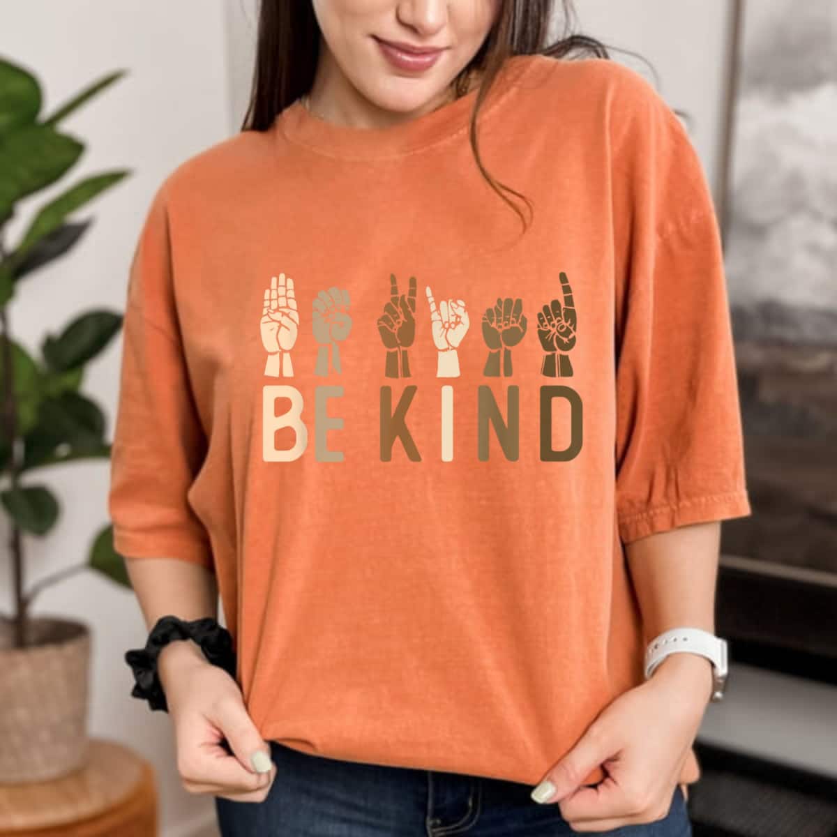 Art Hands Be Kind T-Shirt Art Hands Be Kind T-Shirt