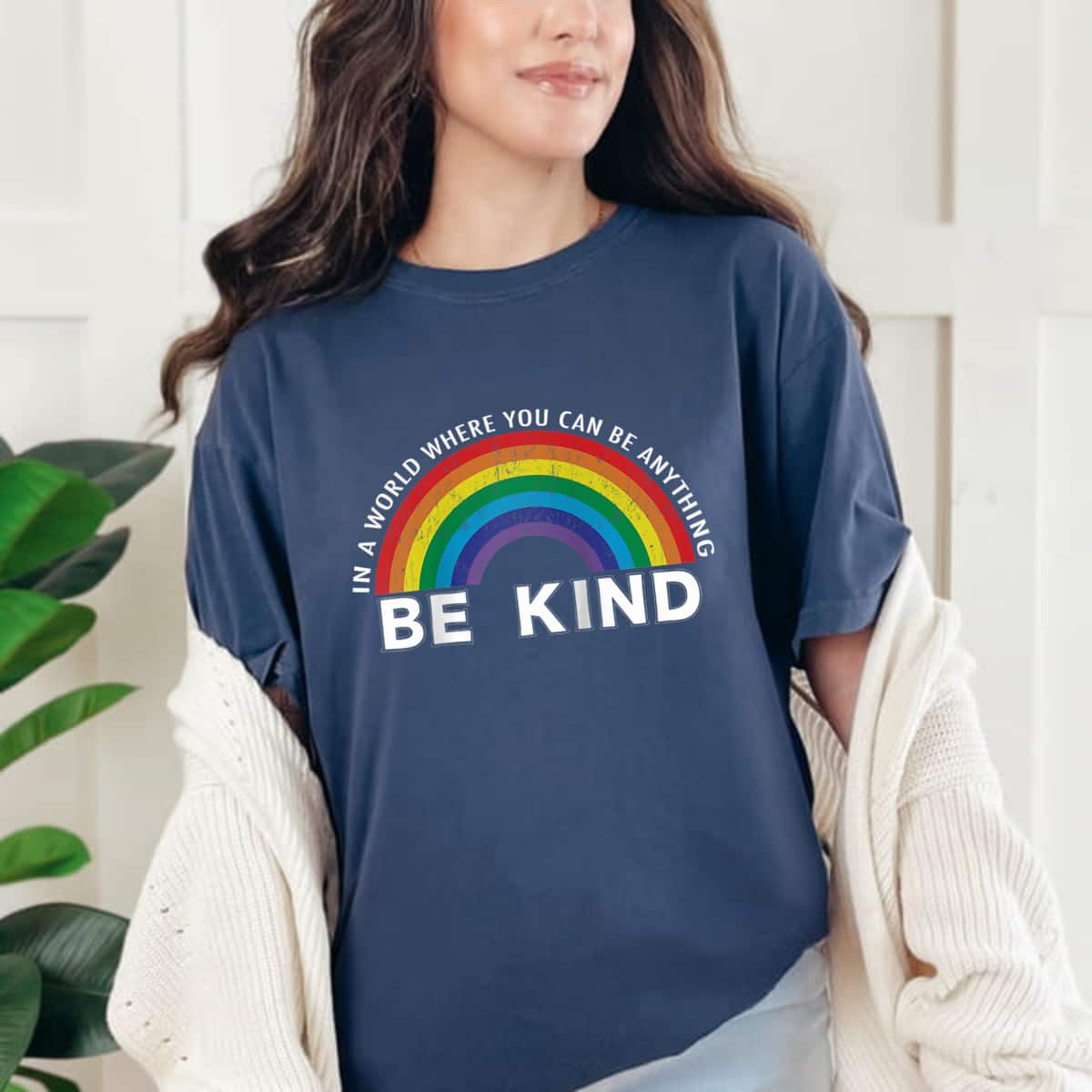 Symbol Rainbow Be Kind T-Shirt Symbol Rainbow Be Kind T-Shirt