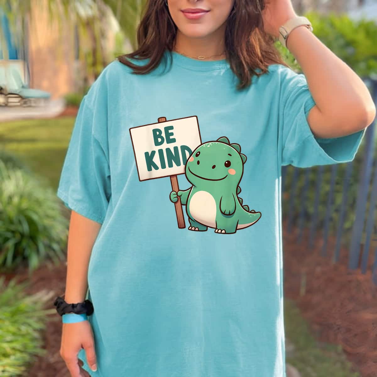 Cute Dinosaur Be Kind T-Shirt Cute Dinosaur Be Kind T-Shirt