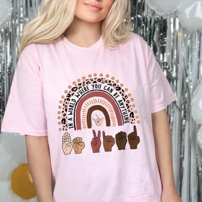 Hand Symbols Be Kind T-Shirt