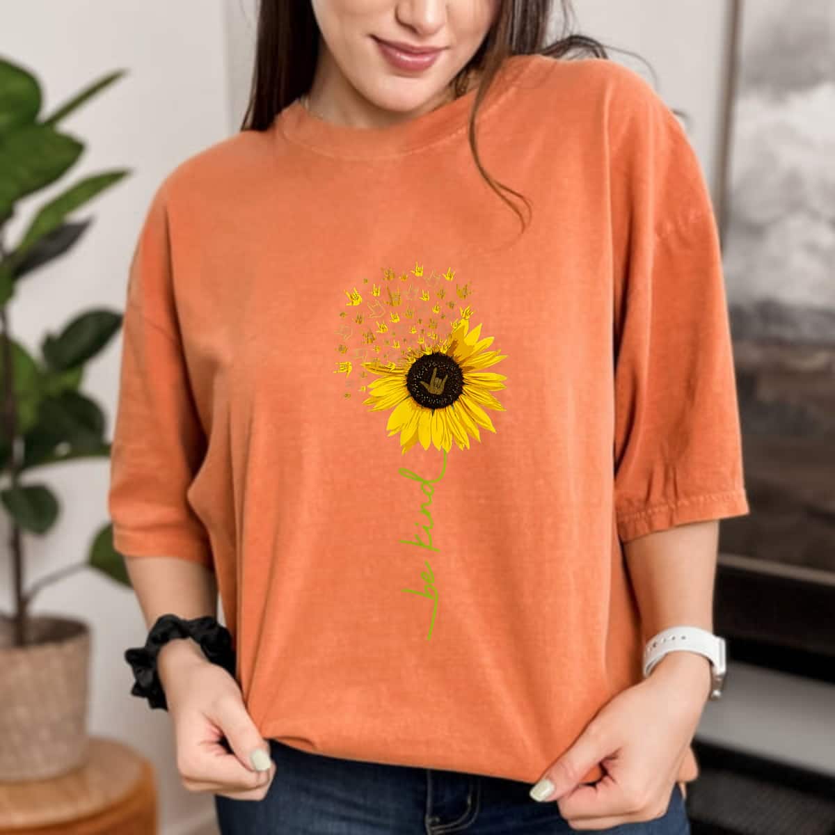 Strong Sunflower Be Kind T-Shirt Strong Sunflower Be Kind T-Shirt