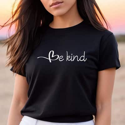 Heart Ribbon Be Kind T-Shirt