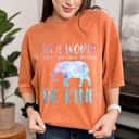 Be Kind Color Water Elephant T-Shirt Be Kind Color Water Elephant T-Shirt