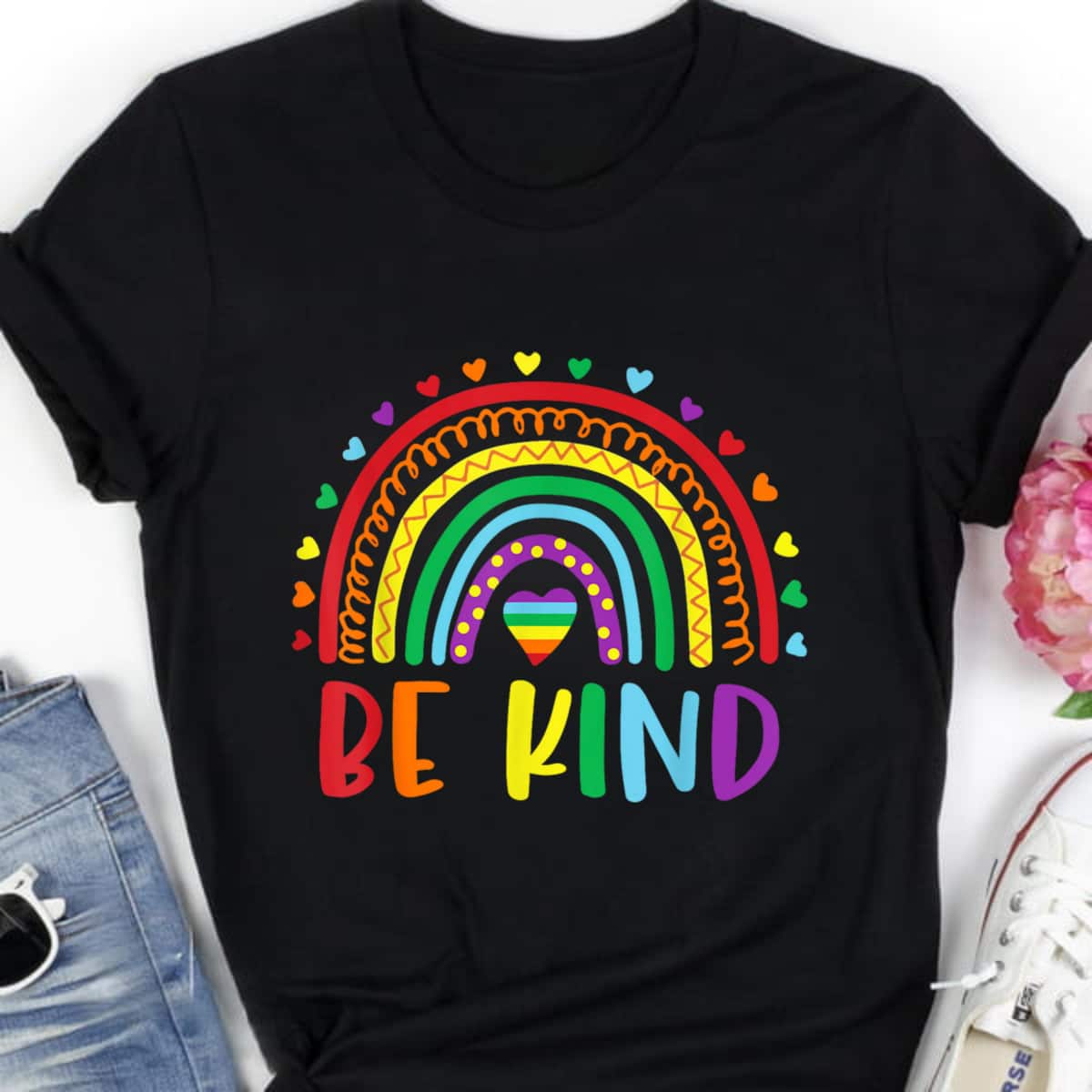 Pride LGBT Be Kind Heart T-Shirt Pride LGBT Be Kind Heart T-Shirt