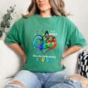Butterfly Be Kind Heart Autism Awareness T-Shirt Butterfly Be Kind Heart Autism Awareness T-Shirt