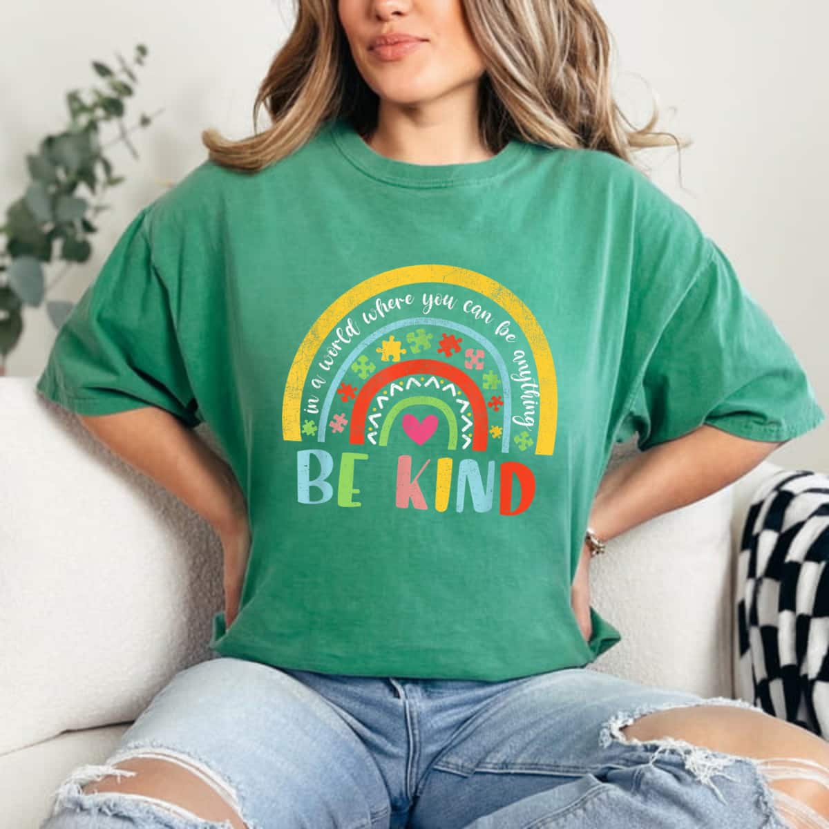 Heart Rainbow Be Kind T-Shirt Heart Rainbow Be Kind T-Shirt
