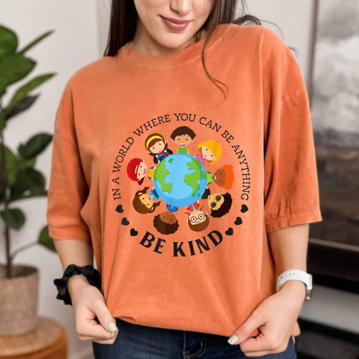 Friends Earth Be Kind Love T-Shirt Friends Earth Be Kind Love T-Shirt
