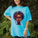 Colorful African American Women Inspirational Art Empowered T-Shirt