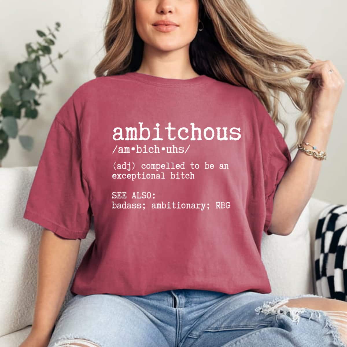 Empowered Ambitchous Exceptional Bitch T-Shirt Empowered Ambitchous Exceptional Bitch T-Shirt