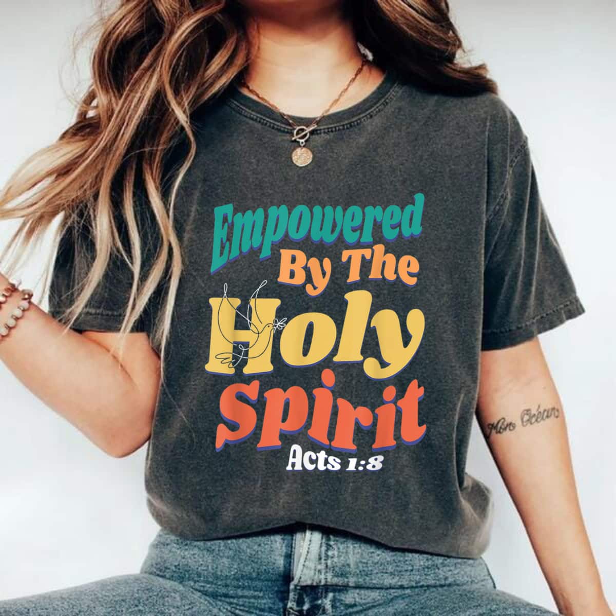 Empowered By The Holy Spirit Empowered T-Shirt Empowered By The Holy Spirit Empowered T-Shirt