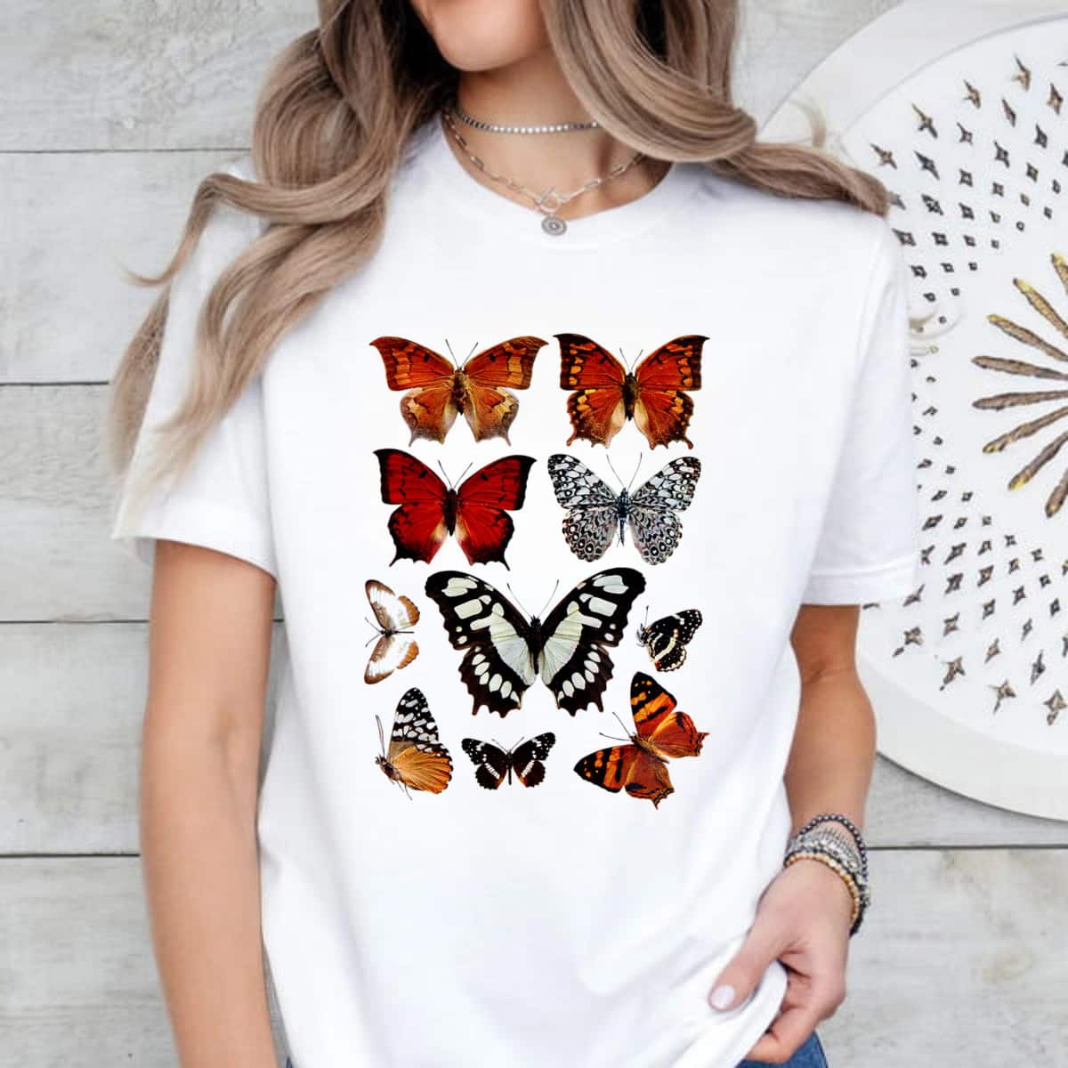 Vintage Butterflies Collection T-Shirt Vintage Butterflies Collection T-Shirt