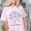 Butterfly Tree Beautiful Peaceful Life T-Shirt