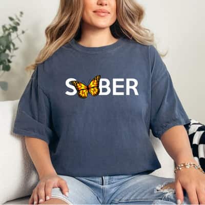 Sober Spring Butterfly T-Shirt