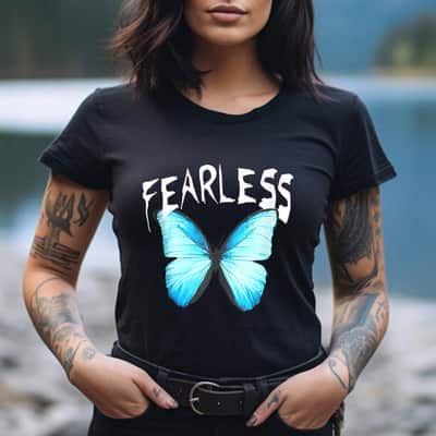 Humor Fearless Butterfly T-Shirt