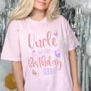 Uncle Of The Birthday Girl Butterfly T-Shirt Uncle Of The Birthday Girl Butterfly T-Shirt