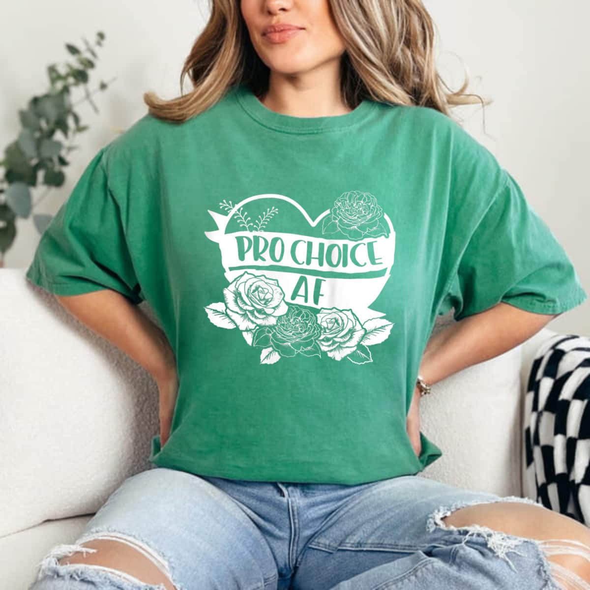 Roses Heart Pro Choice Feminist AF T-Shirt Roses Heart Pro Choice Feminist AF T-Shirt