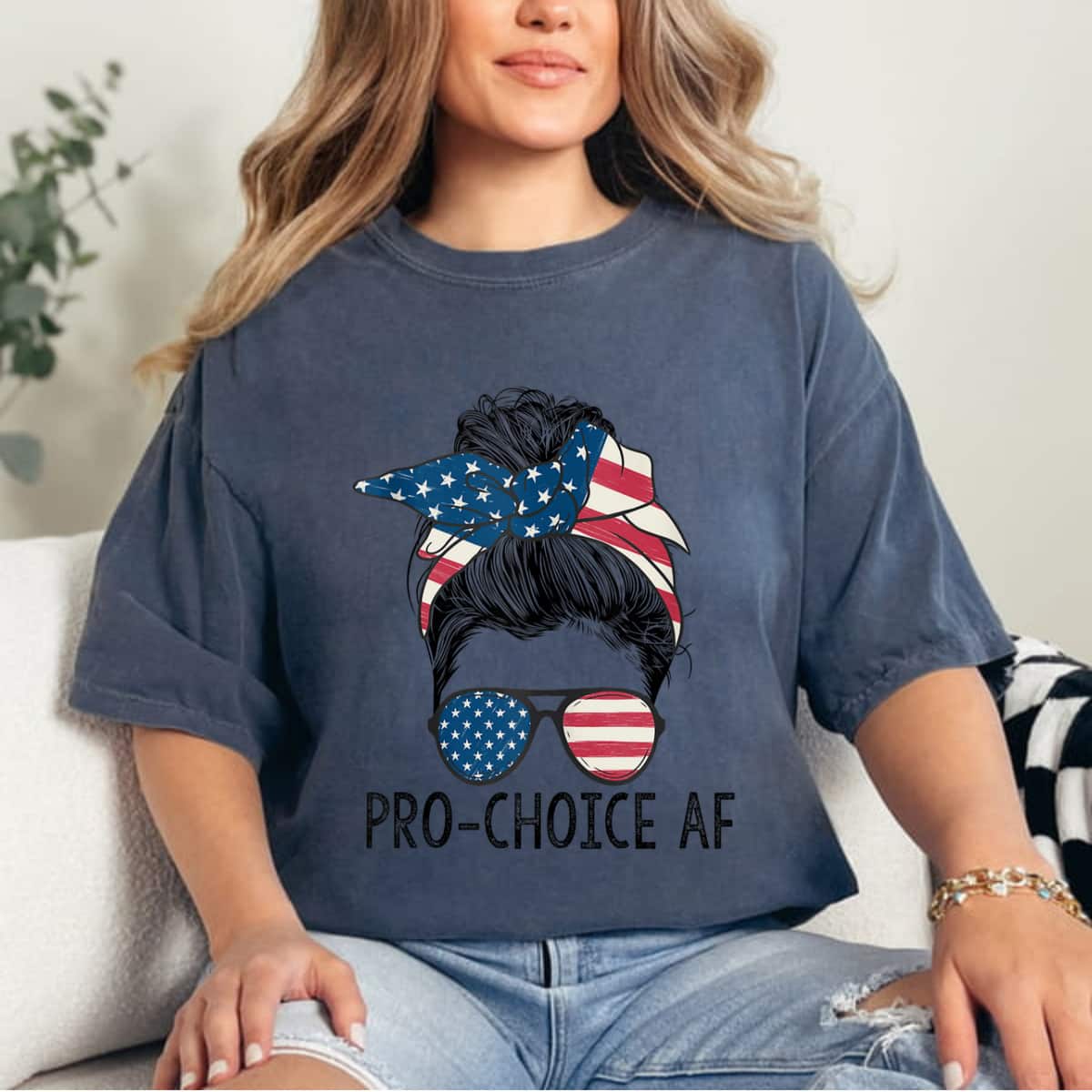 US Flag Pro Choice AF Feminist AF T-Shirt US Flag Pro Choice AF Feminist AF T-Shirt