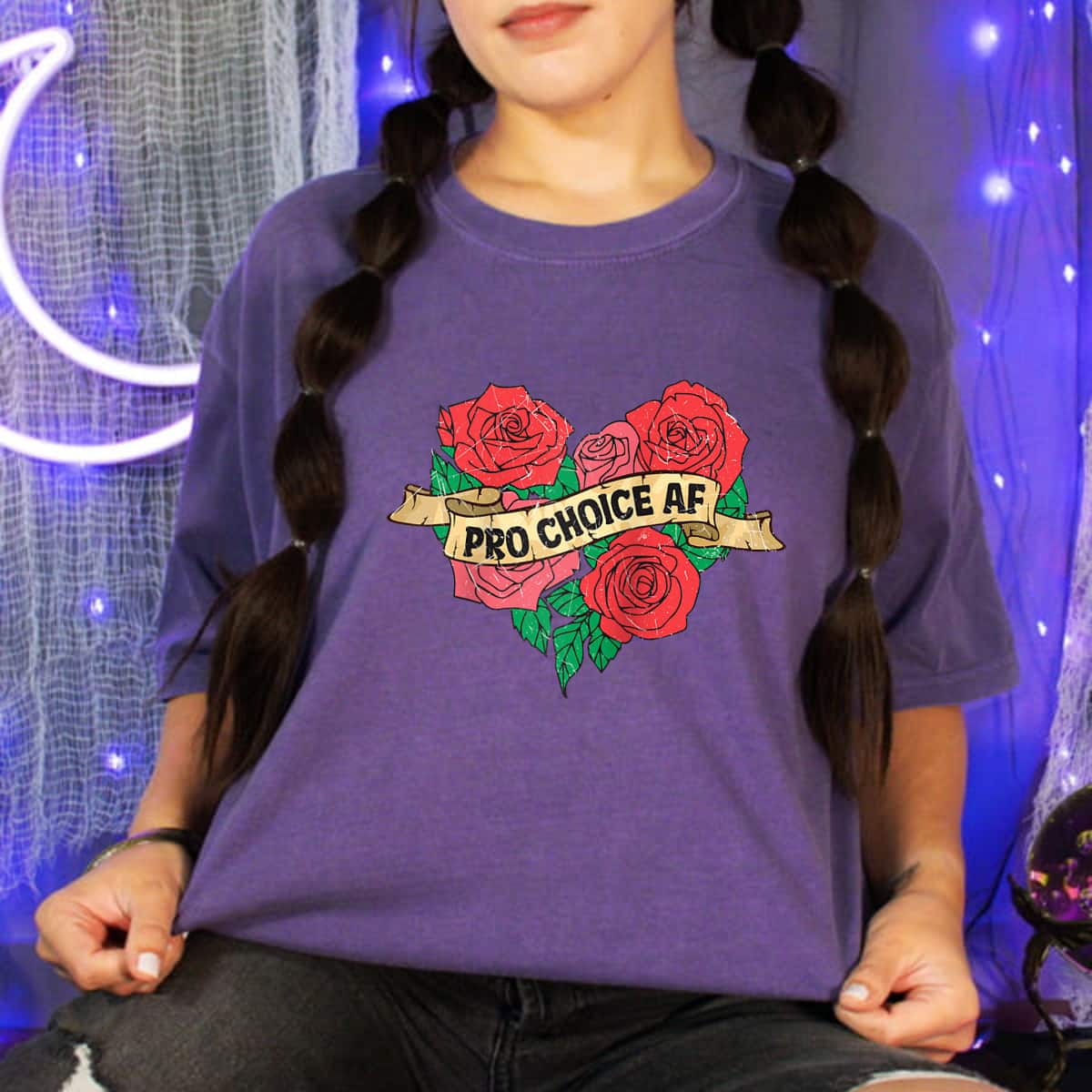Pro Choice AF Tattoo Feminist AF Right Roses Heart T-Shirt Pro Choice AF Tattoo Feminist AF Right Roses Heart T-Shirt