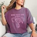 Snake Cool Feminist Mind Your Own Uterus T-Shirt Snake Cool Feminist Mind Your Own Uterus T-Shirt
