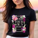 Mind Your Own Uterus Abortion Right Floral T-Shirt Mind Your Own Uterus Abortion Right Floral T-Shirt