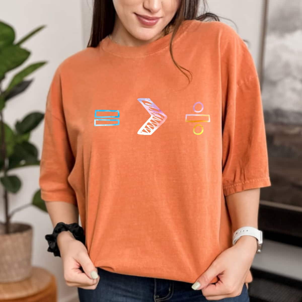 Funny Equality Is Greater Than Division Symbols Math Gift T-Shirt Funny Equality Is Greater Than Division Symbols Math Gift T-Shirt