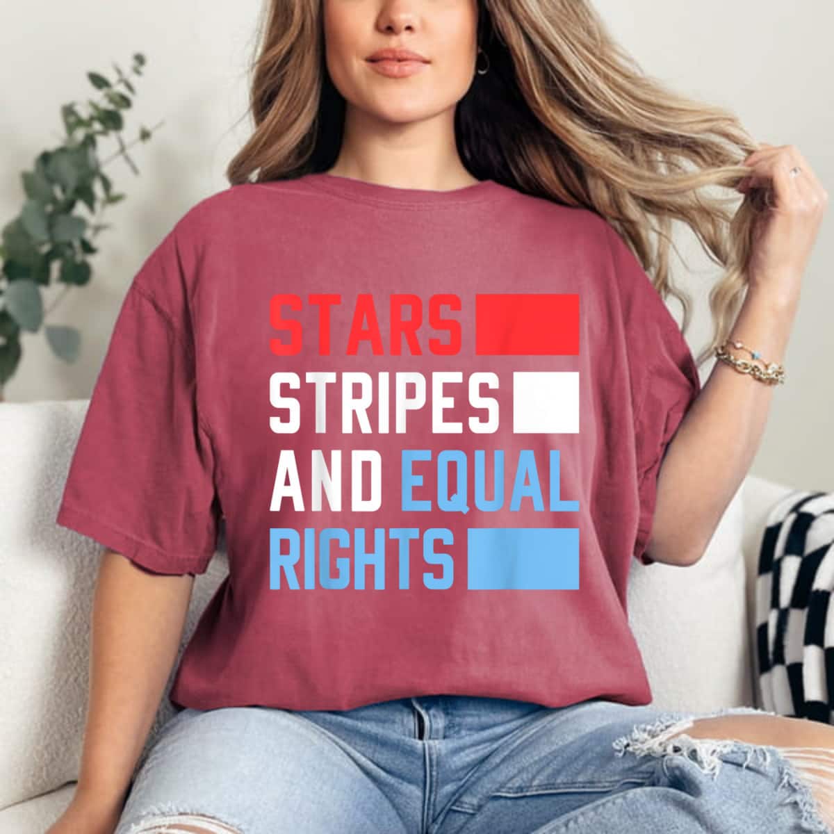 Special Stars Stripes And Equal Rights Rights T-Shirt Special Stars Stripes And Equal Rights Rights T-Shirt