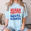 Cool Stars Stripes And Equal Rights T-Shirt Cool Stars Stripes And Equal Rights T-Shirt