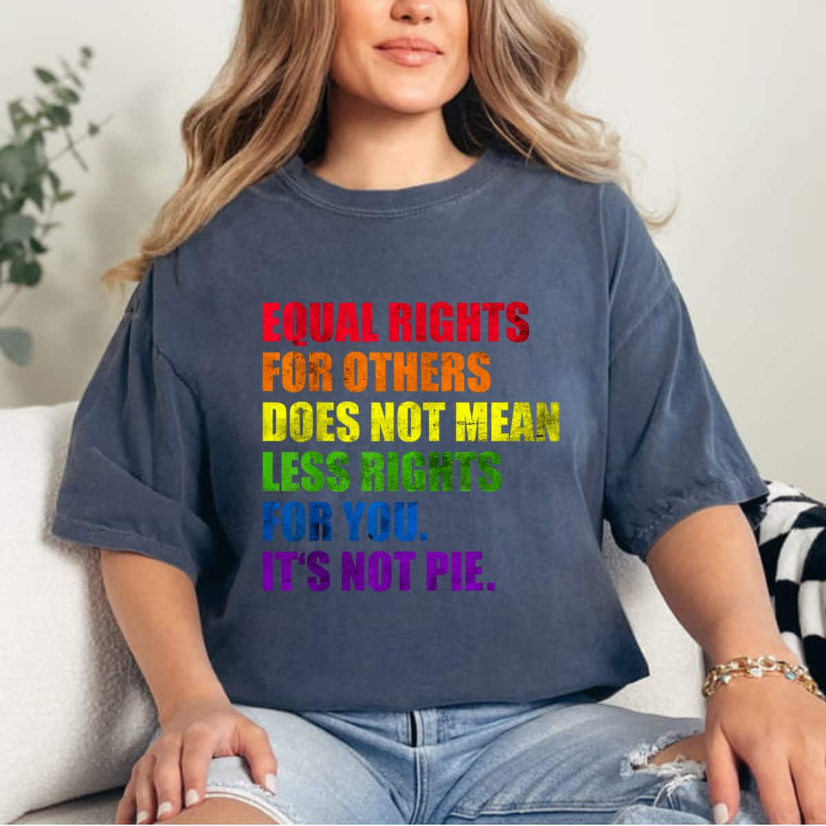 Equal Rights For Others LGBT Pride Does Not Mean Less Rights For You Rainbow T-Shirt Equal Rights For Others LGBT Pride Does Not Mean Less Rights For You Rainbow T-Shirt