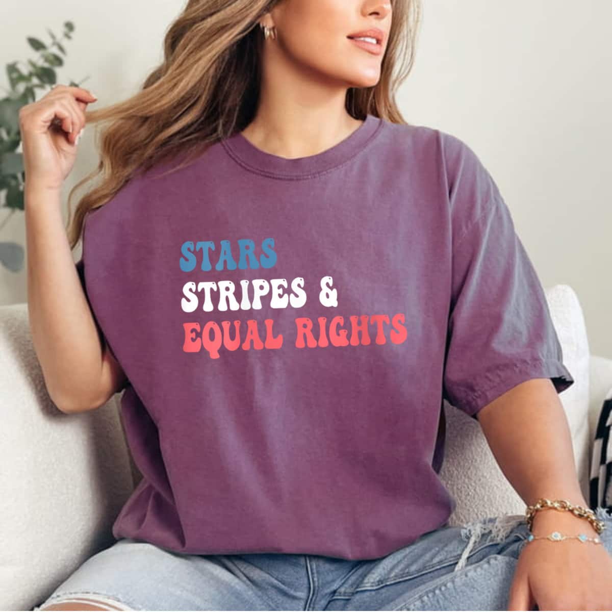 Stars Stripes Equal Rights T-Shirt Stars Stripes Equal Rights T-Shirt