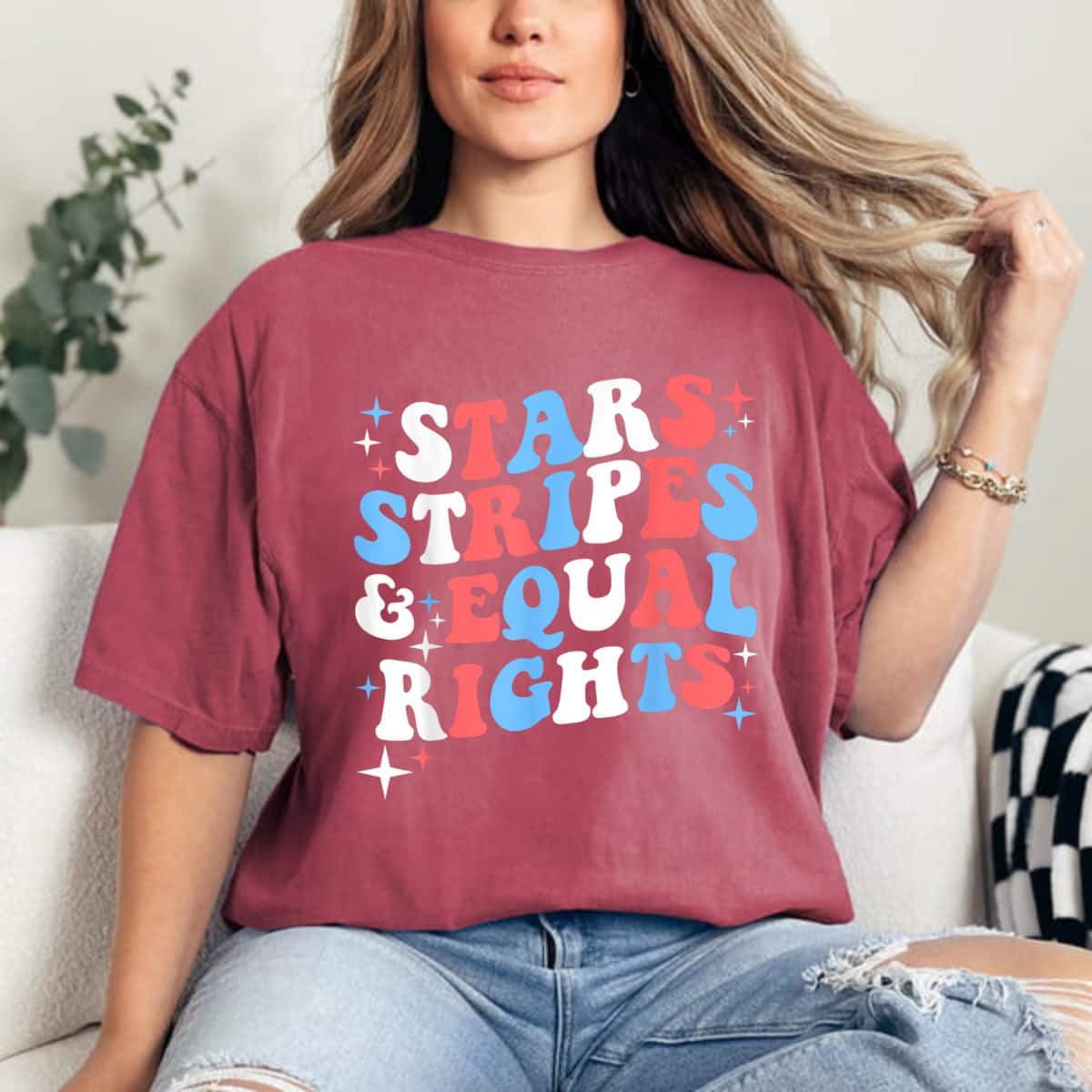 Stars Stripes And Equal Rights Twinkle T-Shirt Stars Stripes And Equal Rights Twinkle T-Shirt