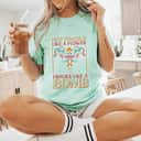 Feminist Not Fragile Like A Flower Fragile Like A Bomb Floral Uterus T-Shirt