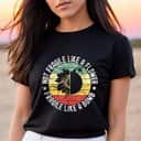 Not Fragile Like A Flower But A Bomb Retro RBG Feminist T-Shirt