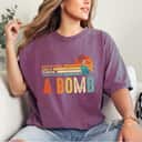 Retro Rainbow Not Fragile Like A Flower, Fragile Like A Bomb Feminist T-Shirt