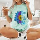 Galaxy Sunflower Not Fragile Like A Flower But A Bomb T-Shirt Galaxy Sunflower Not Fragile Like A Flower But A Bomb T-Shirt