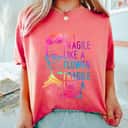 Not Fragile Like A Flower Fragile Like A Bomb Rainbow RBG T-Shirt
