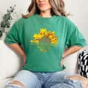 Retro Sunflower Not Fragile Like A Flower But A Bomb T-Shirt Retro Sunflower Not Fragile Like A Flower But A Bomb T-Shirt